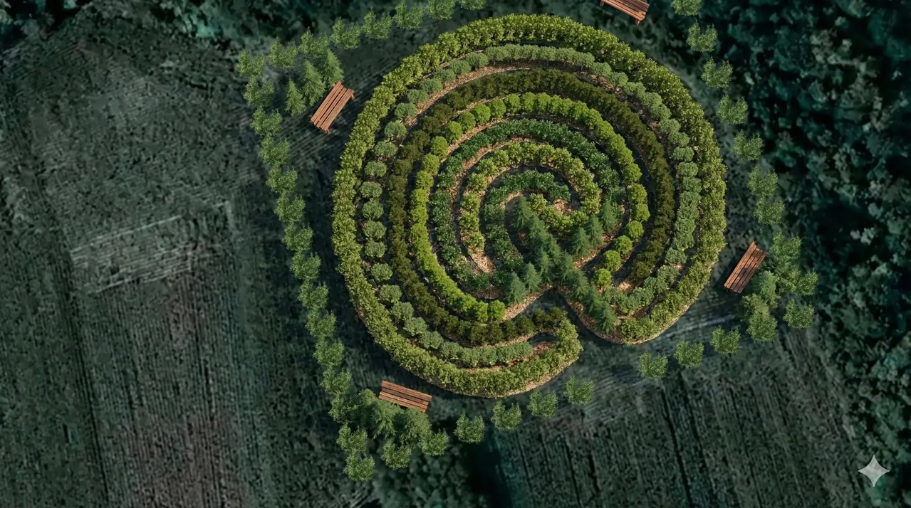 Fruit Tree Labyrinth Park