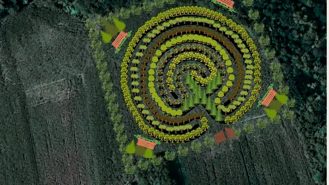 Nagyberény CHIKUNG bírtok Labirintus park